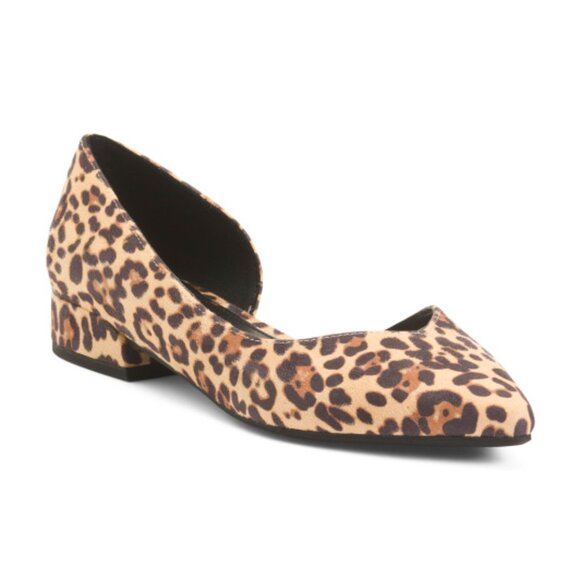 KENNETH COLE NEW YORK Animal Print Carmina Animal Print Low Heels - Picture 1 of 2